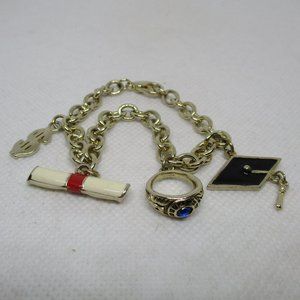 GRADUATION ENAMEL CHARM Bracelet Enamel Graduation